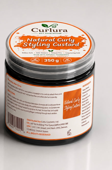 Curl Defining Custard for Curly Hair – Strong Hold & Frizz Control, 350g