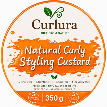 Curl Defining Custard for Curly Hair – Strong Hold & Frizz Control, 350g