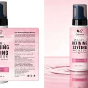 Curlura Curl Defining Styling Mousse – 250ml, perfect curl defining styling mousse for curly hair, frizz-free definition.