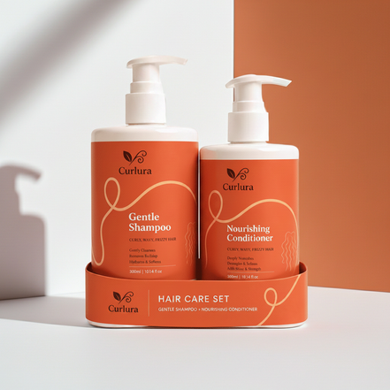 Curlura Curl Care Shampoo & Conditioner Gift Set