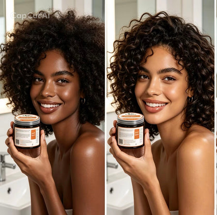 coco black natural curling custard