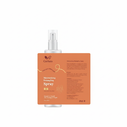 Curlura Curl Refresh and Reactivating Spray 250ml on white background